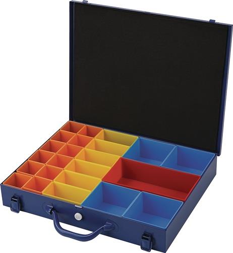TECWERK Sortimentskasten B438xT342xH70mm 23 Fächer blau blau TECWERK