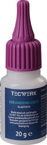 TECWERK Sekundenkleber elastisch 20g farblos Flasche TECWERK