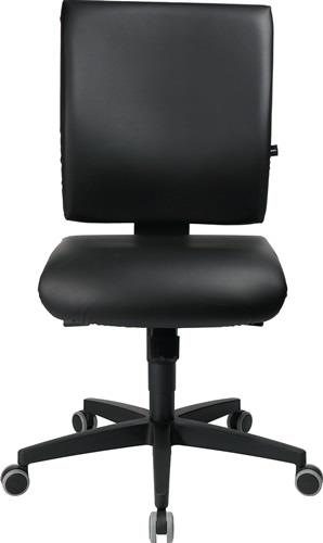 TOPSTAR Arbeitsdrehstuhl Lightstar 10 Rl.Kunstlederbezug schwarz 410-530mm