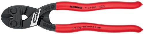 KNIPEX Kompaktbolzenschneider CoBolt® L.200mm Ku.-Überzug ger.3,6mm m.Aussparung