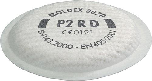 MOLDEX Partikelfilter 807001 EN 143:2000+A1:2006 P2 R D f.Ser.8000 MOLDEX