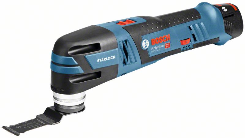 BOSCH Akku-Multi-Cutter GOP 12V-28, mit 2 x 3.0 Ah Li-Ion Akku, L-BOXX