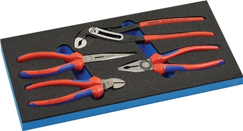 KNIPEX Werkzeugmodul 4-tlg.1/3-Modul Zangensatz KNIPEX