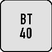 TECWERK Anzugsbolzen JIS B 6339 BT40 m.Bohr.45 Grad TECWERK
