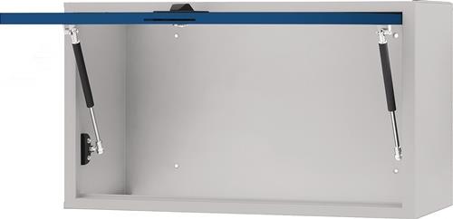 BEDRUNKA+HIRTH Hängeschrank H400xB700xT310mm Vollblechtür lichtgrau/lichtgrau