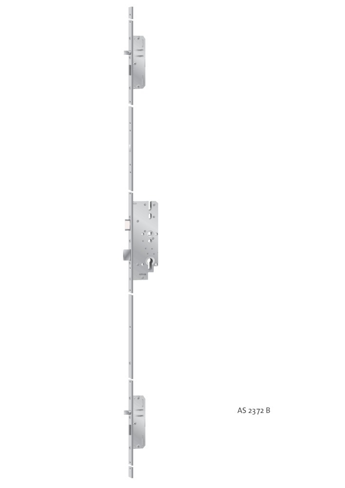 KFV Mehrfachverriegelung MFS AS2372SL-T0X, 8/72 mm, kantig, Stahl
