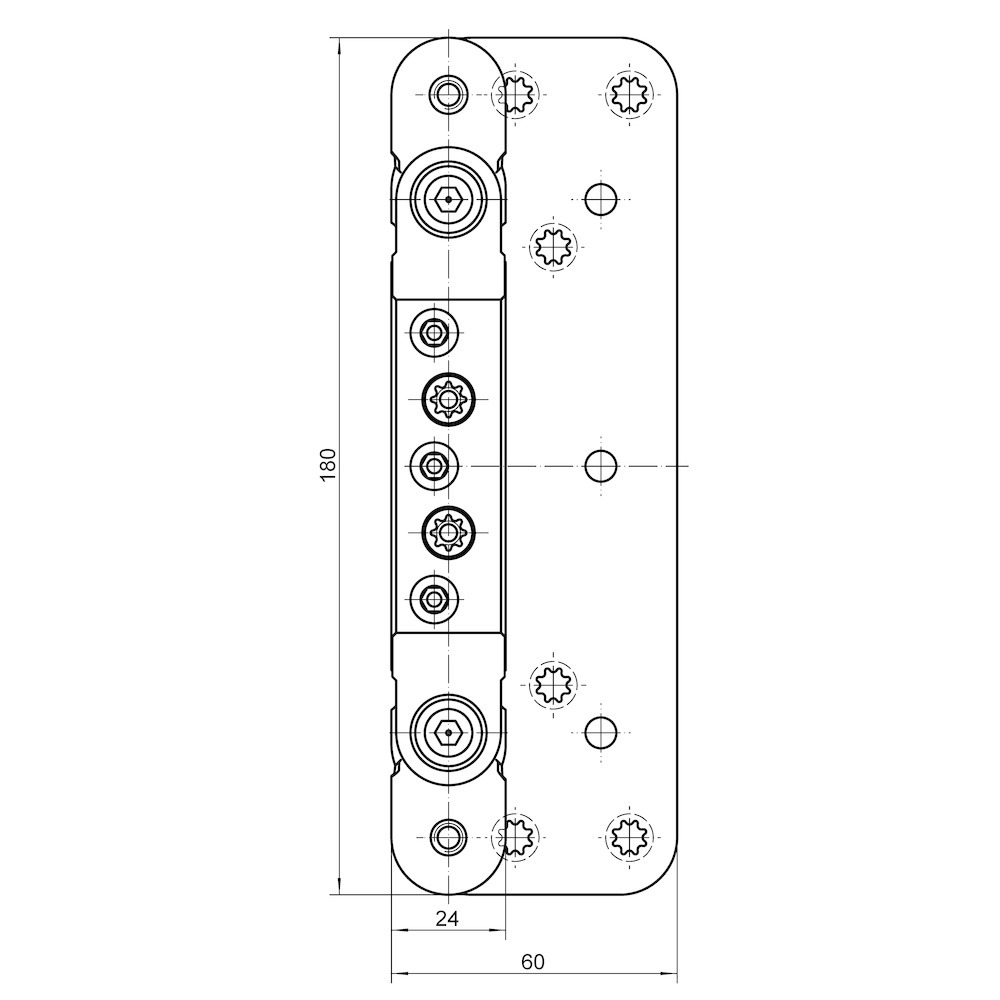 SIMONSWERK Aufnahmeelement VARIANT® VX 7505 3D