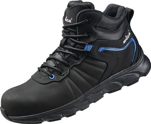 WICA Sicherheitsstiefel Mathi Gr.45 schwarz/blau S3 SRC EN20345 Leder WICA WICA Sicherheitsstiefel Mathi Gr.45 schwarz/blau S3 SRC EN20345 Leder WICA