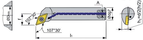 Bohrstange mit Innenkühlung TECWERK