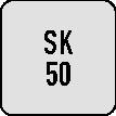 PROMAT Werkzeugträger SK50 a. PP kompakt 6er B.390xT.260xH.150mm