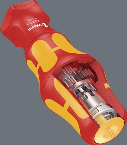 WERA Handgriff 827 T i Kraftform Turbo f.WERA VDE Wechselkl.VDE isol.WERA