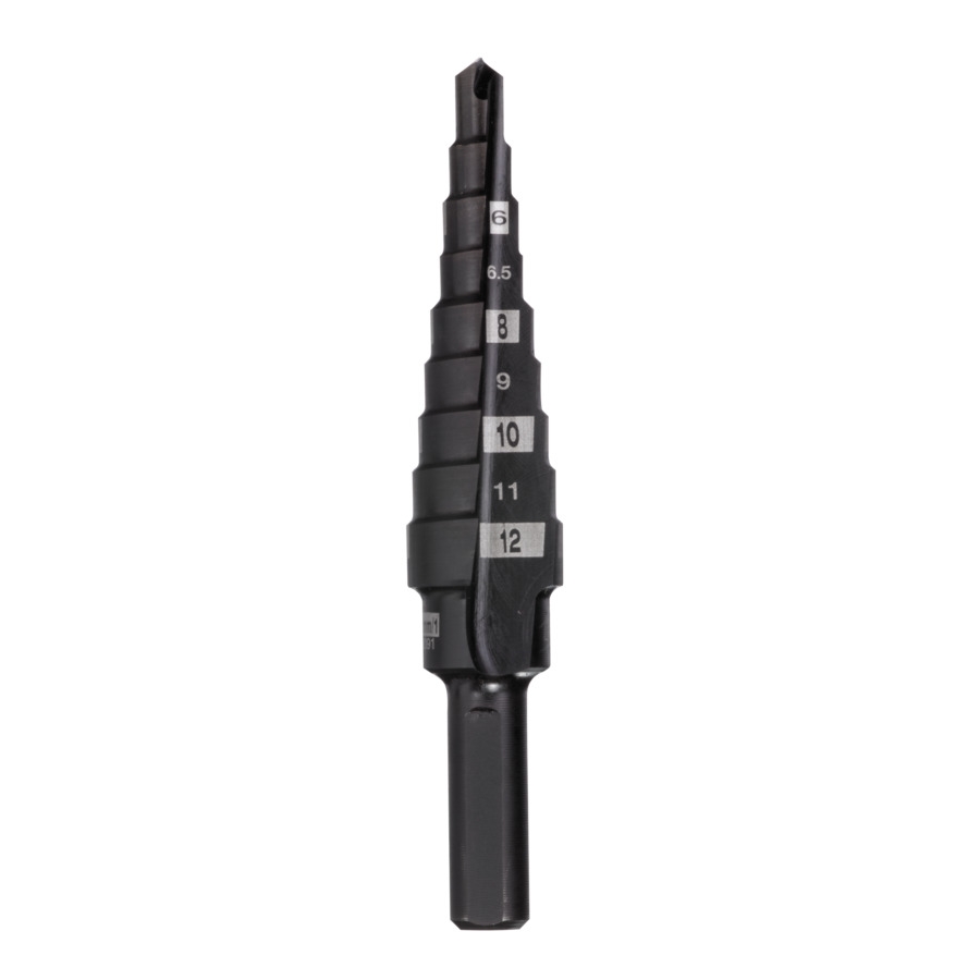 MILWAUKEE 4 bis 12 mm, 1 mm Stufen Stufenbohrer