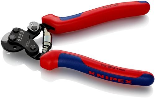 KNIPEX Drahtseilschere L.160mm pol.Mehrkomp.-Hüllen KNIPEX