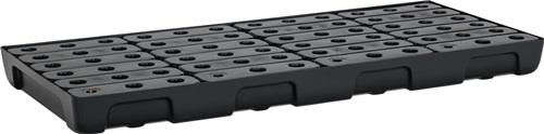 CEMO Regalwanne 44l L1295xB595xH95mm PE m.PE-Rost u.Leckanzeiger CEMO