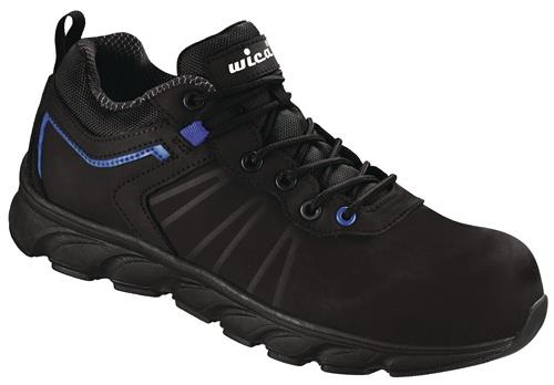 WICA Sicherheitsschuh VEZZO Gr.42W.10,5 schwarz/blau S3 SRC EN20345 Action-Nubuk WICA