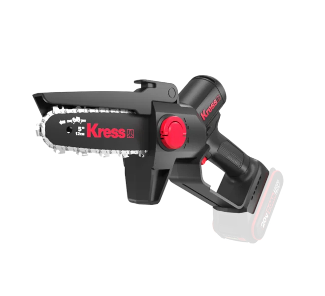KRESS bürstenlose 12 cm 20V Einhand-Akku-Kettensäge KRESS bürstenlose 12 cm 20V Einhand-Akku-Kettensäge