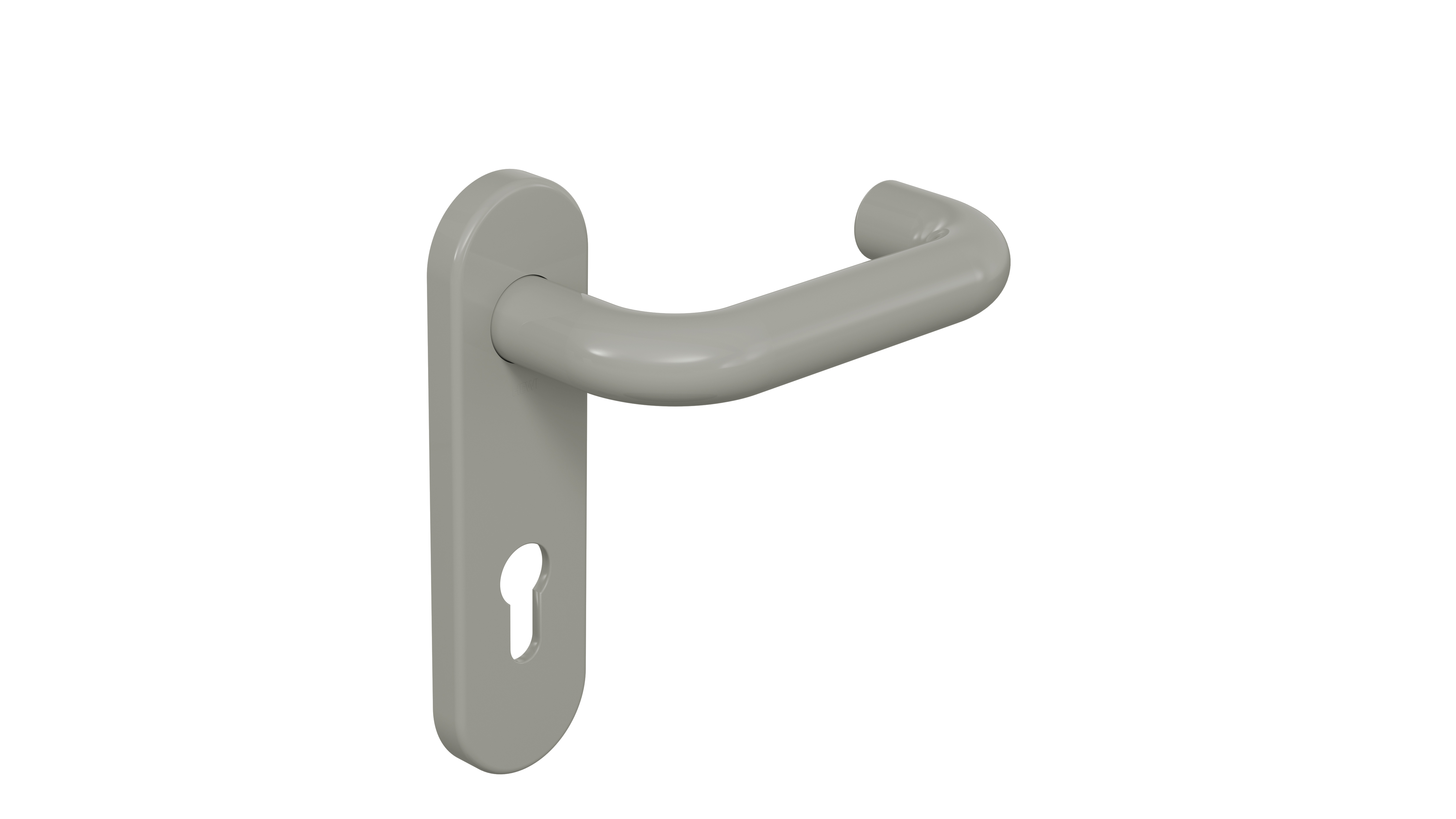 HEWI Zimmergarnitur, System 111, PZ, Vierkant 8, Türstärke 40, felsgrau