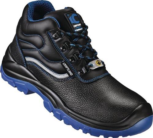 CRAFTLAND Sicherheitsstiefel ANKLAM Gr.46 W.10,5 schwarz/blau S3 FO SR ESD EN20345