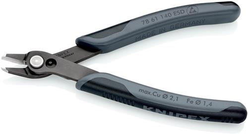 KNIPEX Elektronik-Seitenschneider Super-Knips® L.140mm Facette nein brün.KNIPEX