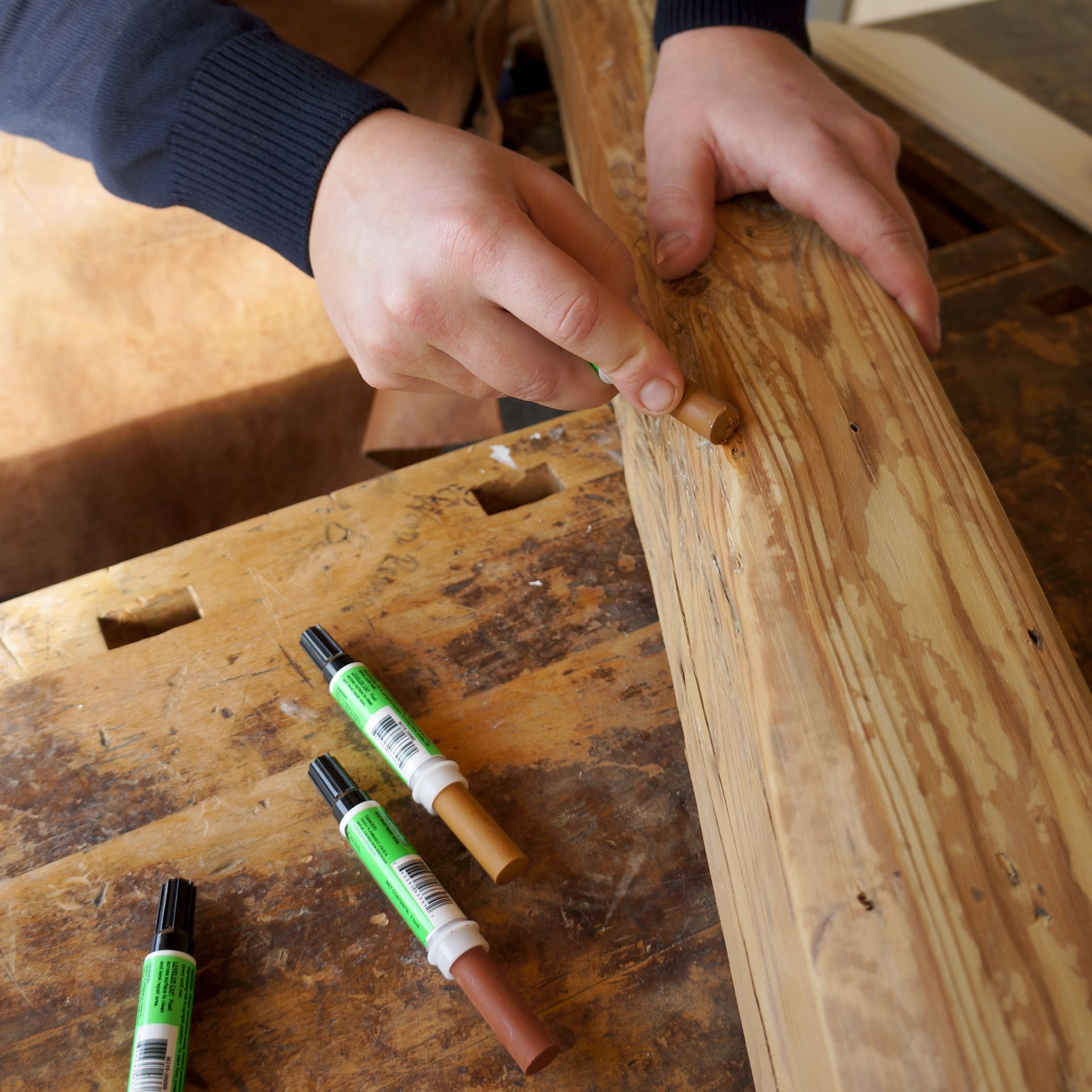 Wood Repair 3-in-1 Reparaturstift, naturfarbig