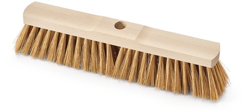 Nordwest Besen Poly-Kokos-Kunstfaser L.600mm Buchenholzkörper m.Stielloch