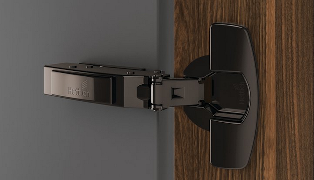 HETTICH Sensys Dünntürscharnier, Türdicke ab 10 mm, ohne Schließautomatik (Sensys 8676), obsidianschwarz, 9091797 HETTICH Sensys Dünntürscharnier, Türdicke ab 10 mm, ohne Schließautomatik (Sensys 8676), obsidianschwarz, 9091797