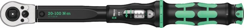 WERA Drehmomentschlüssel Click-Torque C 2 Push 1/2 Zoll 20-100 Nm WERA