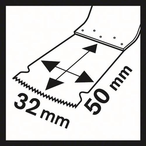 BOSCH Tauchsägeblatt AIZ 32 APB B.32mm Eintauch-T.50mm Starlock 5er Pk.BOSCH