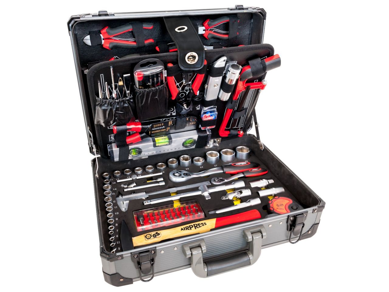 AIRPRESS Werkzeugkoffer 127-teilig