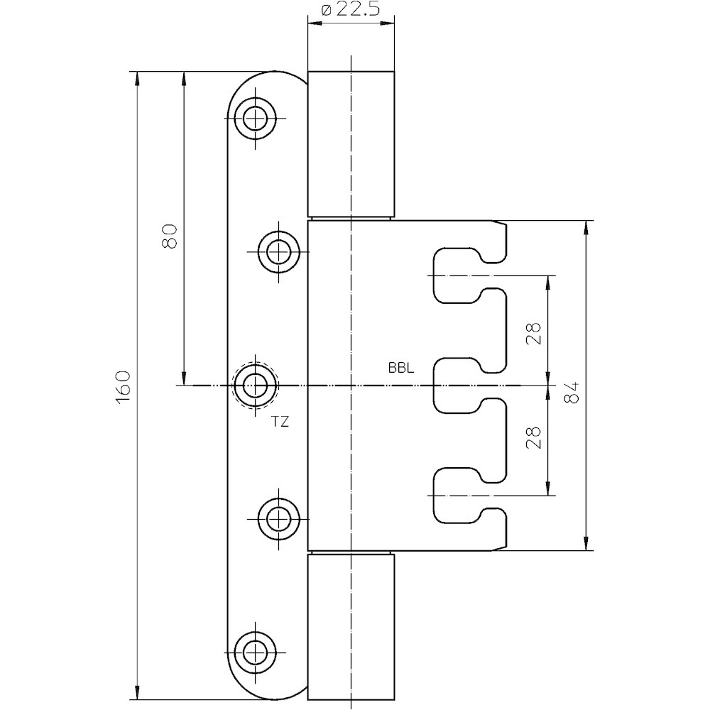 SIMONSWERK Objektband VARIANT® VX 7939/160 MSTS