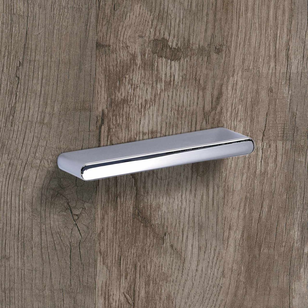 HETTICH Griff Fermo, •–• 32 / 64 mm, L 74 mm, B 7 mm, H 27 mm, Verchromt glanz, 115020 HETTICH Griff Fermo, •–• 32 / 64 mm, L 74 mm, B 7 mm, H 27 mm, Verchromt glanz, 115020