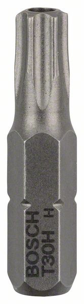 BOSCH Security-Torx-Schrauberbit Extra-Hart T30H, 25 mm, 2er-Pack