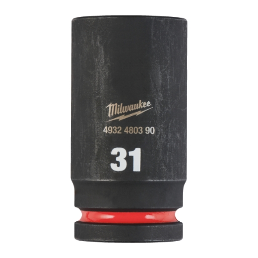 MILWAUKEE 31 x 90 mm SHOCKWAVE Schlagnuss 3/4" lang