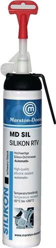 MARSTON-DOMSEL Silikondichtmasse MD SIL schwarz 200ml Automatik-Kartusche MARSTON