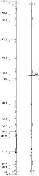 WINKHAUS Stulpflügelgetriebe GASK.2225-4, Stahl, WINKHAUS Stulpflügelgetriebe GASK.2225-4, Stahl,