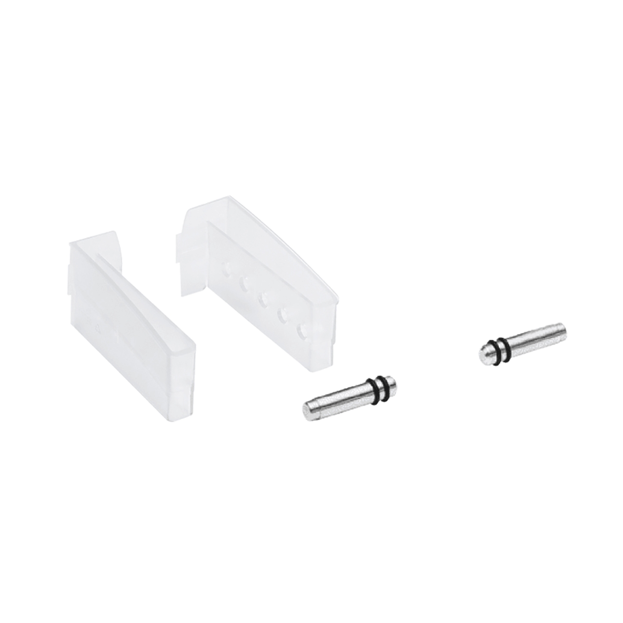 HETTICH Set Universalhalter Org@Wall, transparent, 13382