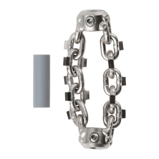 MILWAUKEE 50 mm Standardkette für M18™ Hochgeschwindigkeitsrohrreiniger mit biegsamer Welle zum Entkalken von Abflüssen HSFSM -CC50 MILWAUKEE 50 mm Standardkette für M18™ Hochgeschwindigkeitsrohrreiniger mit biegsamer Welle zum Entkalken von Abflüssen HSFSM -CC50