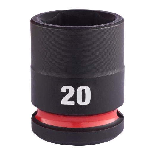 MILWAUKEE 20 x 38 mm SHOCKWAVE Schlagnuss 1/2" kurz