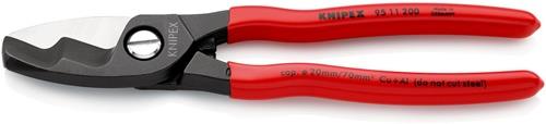 KNIPEX Kabelschere L.200mm Ku.-Überzug KNIPEX