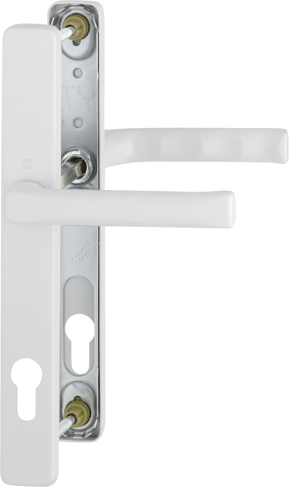HOPPE® Drückergarnitur mit Schmalschild London 113KH/2246/113, Aluminium, 2746236