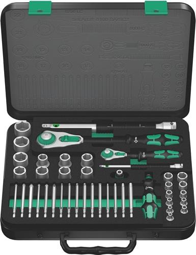 WERA Steckschlüsselsatz 8100 SA/SC 2 Zyklop 43-tlg.1/4+1/2 Zoll SW 4-24mm WERA Steckschlüsselsatz 8100 SA/SC 2 Zyklop 43-tlg.1/4+1/2 Zoll SW 4-24mm