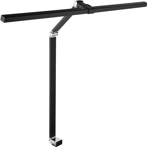 Nordwest Schreibtischleuchte Alu/KU schwarz H.720mm m.Tischklemme m.LED