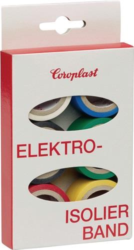 COROPLAST Elektroisolierband-Set 302 6-tlg.L.je 3,3m B.19mm Ktr.COROPLAST