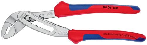 KNIPEX Wasserpumpenzange Alligator® L.180mm Spann-W.36mm verchr.2K-Hülle KNIPEX