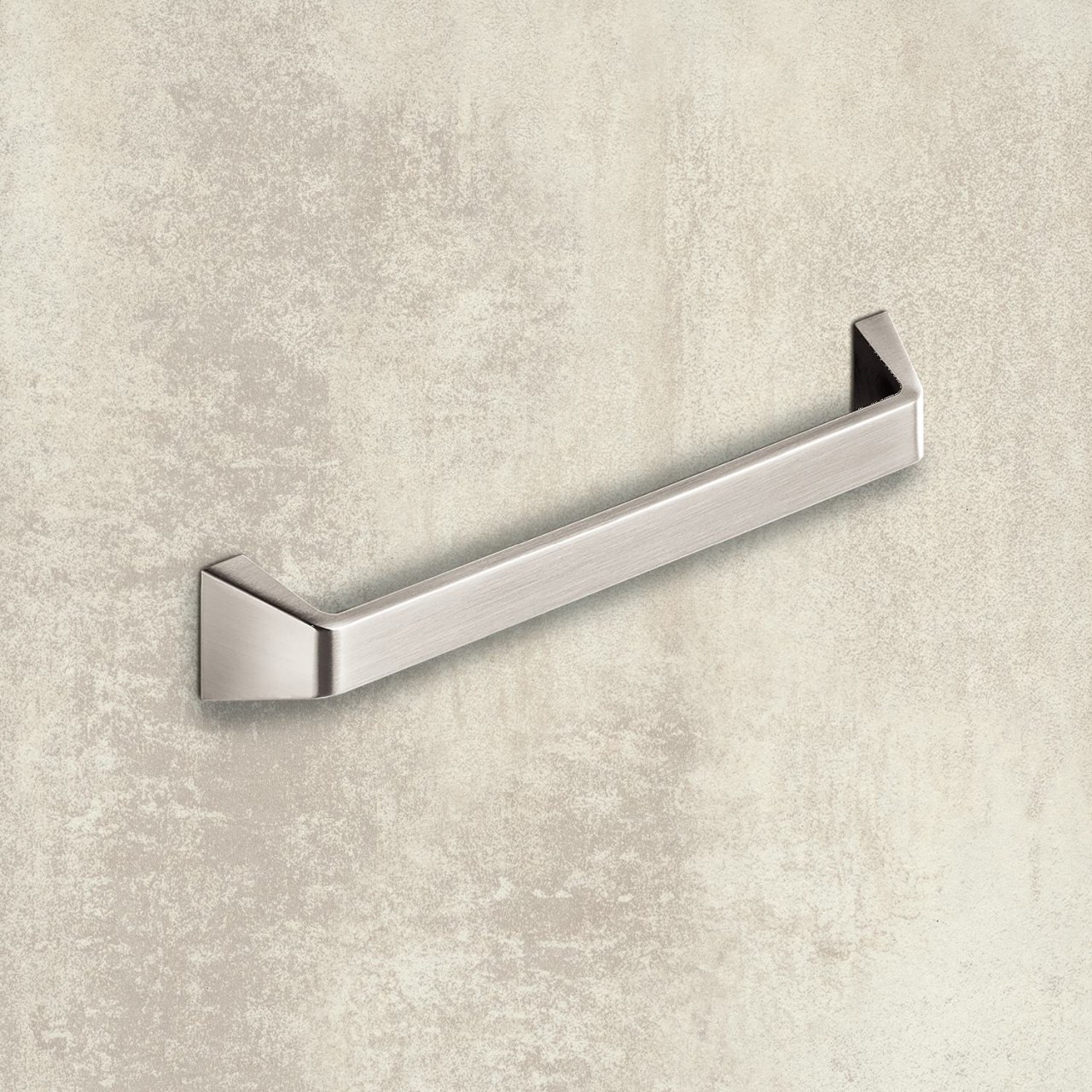 HETTICH Griff Basilia, •–• 192, L 208 mm, B 30 mm, H 30 mm, Edelstahl Optik gebürstet, 115076