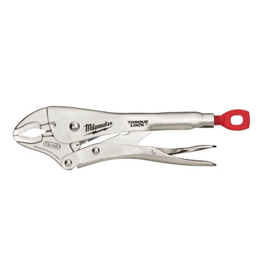 MILWAUKEE 250 mm lang, Spannweite 51 mm Gripzange TORQUE LOCK mit gebogenen Backen