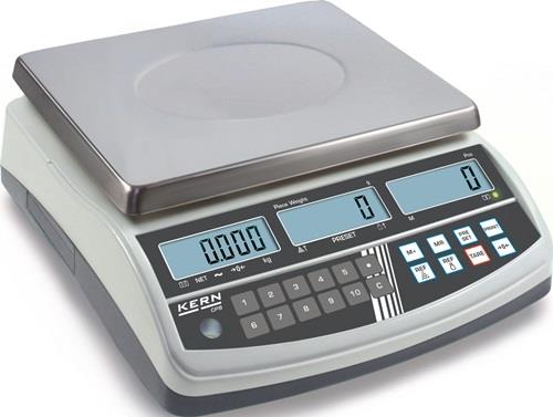 KERN+SOHN Zählwaage Wägebereich 30kg Ziffernschritt 0,5g Wägeplattform-B295xT225mm KERN