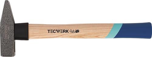 TECWERK Schlosserhammer 600g Stiel-L.320mm Hickory m.Nylonschutzhülse TECWERK