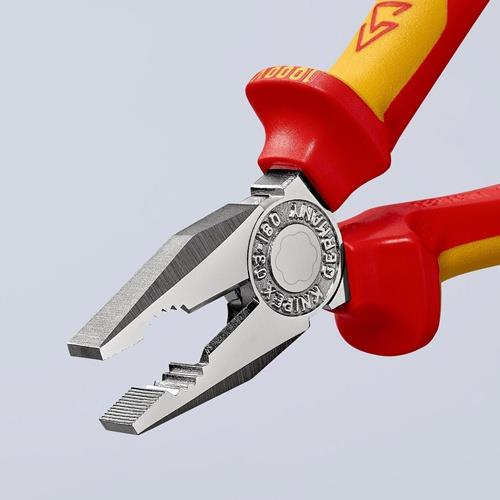 KNIPEX Kombizange L.180mm Mehrkomp.-Hüllen verchr.VDE m.Öse KNIPEX KNIPEX Kombizange L.180mm Mehrkomp.-Hüllen verchr.VDE m.Öse KNIPEX