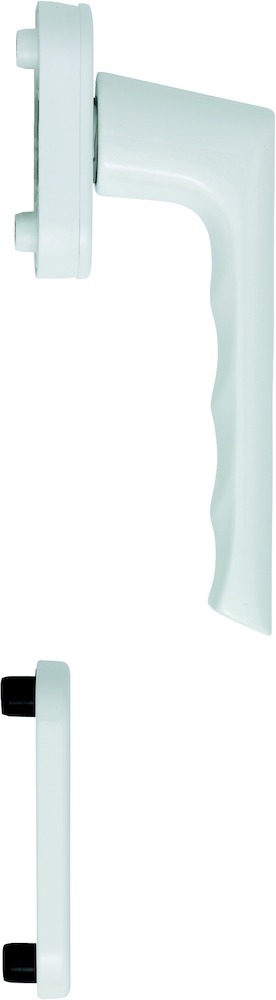 HOPPE® Fenstertürgriff-Halbgarnitur Brest 0739/U26/49PNS, innen, Aluminium